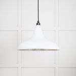 Smooth Nickel Frankley Pendant in Flock