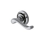 Heritage Brass - Bedford Door Handle on Round Rose