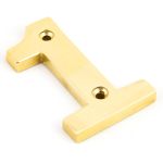From The Anvil Polished Brass Numeral