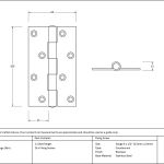 From The Anvil Butt Hinge (pair)