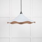 Smooth Copper Flora Pendant in Birch