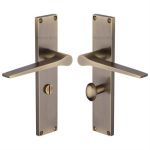 Heritage Brass - Gio Door Handle on Plate
