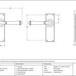 From The Anvil Regency Lever on Backplate Set