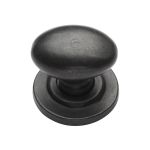 M.Marcus - Rustic Bronze Oval Cabinet Knob on Rose