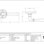 Anvil Newbury Lever on Rose Set - Unsprung