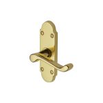 Project Hardware - Milton Short Door Handle on Plate
