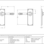 From The Anvil Reeded Lever on Backplate Set