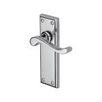 Heritage Brass - Edwardian Door Handle on Plate