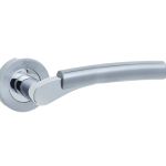 Jedo Dual Range Arkus Door Handles On Rose