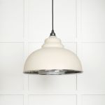 Hammered Nickel Harborne Pendant in Teasel