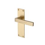 Heritage Brass - Metro Door Handle on Plate