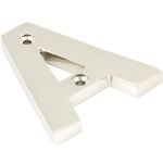 From The Anvil Polished Nickel Letter