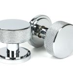 Anvil Brompton Mortice/Rim Knob Set (Art Deco)