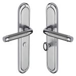 Heritage Brass - Saturn Long Door Handle on Plate