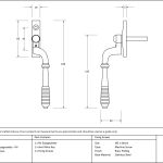From The Anvil Reeded Espagnolette
