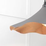 Smooth Copper Flora Pendant in Bluff