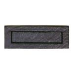 Black Antique Traditional Letter Plate 265mm x 90 mm