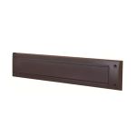 Exitex Draught Letterplate Seal & Flap - Brown