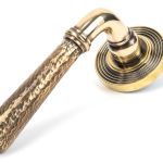 Anvil Hammered Newbury Lever on Rose Set (Beehive) Unsprung