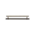 Heritage Brass - Knurled Cabinet Pull Handle with Plate