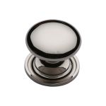 Heritage Brass - Victorian Round Cabinet Knob with Base