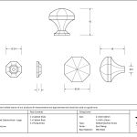 From The Anvil Octagonal Cabinet Knob