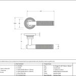Anvil Brompton Lever on Rose Set (Beehive) - Unsprung