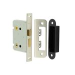 Jedo Kontrax Bathroom locks with Square Forend & Radiused Strike Plate