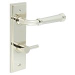 Burlington Highgate Door Handles On Back Plate with Turn & Release