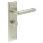 Burlington Richmond Door Handles On Back Plate with Turn & Release