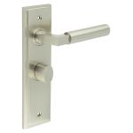 Burlington Westminster Door Handles On Back Plate with Turn & Release