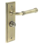 Burlington Highgate Door Handles On Back Plate with Turn & Release