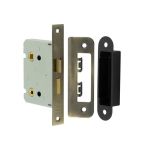 Jedo Kontrax Bathroom locks with Square Forend & Radiused Strike Plate