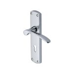 Heritage Brass - Diplomat Door Handle on Plate