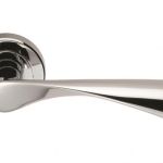 Polished Chrome Serozzetta Breeze Lever on Round Rose