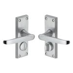 Heritage Brass - Victoria Short Door Handle on Plate