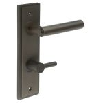 Burlington Richmond Door Handles On Back Plate with Turn & Release