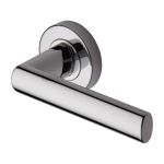 Sorrento - Milan Door Handle on Round Rose