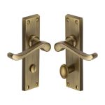 Heritage Brass - Bedford Door Handle on Plate