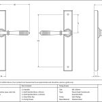From The Anvil Reeded Slimline Lever Set