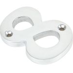 From The Anvil Satin Chrome Numeral