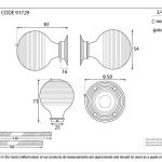 Anvil Heavy Beehive Mortice/Rim Knob Set