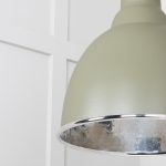 Hammered Nickel Brindley Cluster Pendant in Tump