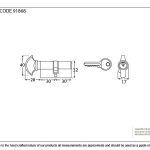 Anvil 5pin Euro Cylinder/Thumbturn