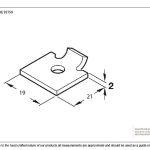 Black Single Stud for Flat Black Bookcase Strip