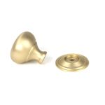 Satin Brass Mushroom Cabinet Knob