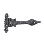 Black Antique Spear Hinge Pair