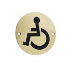 Stainless Steel Disabled Symbol