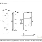 BS 5 Lever Deadlock KA