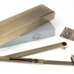 Aged Brass Size 2-5 Door Closer & Cover